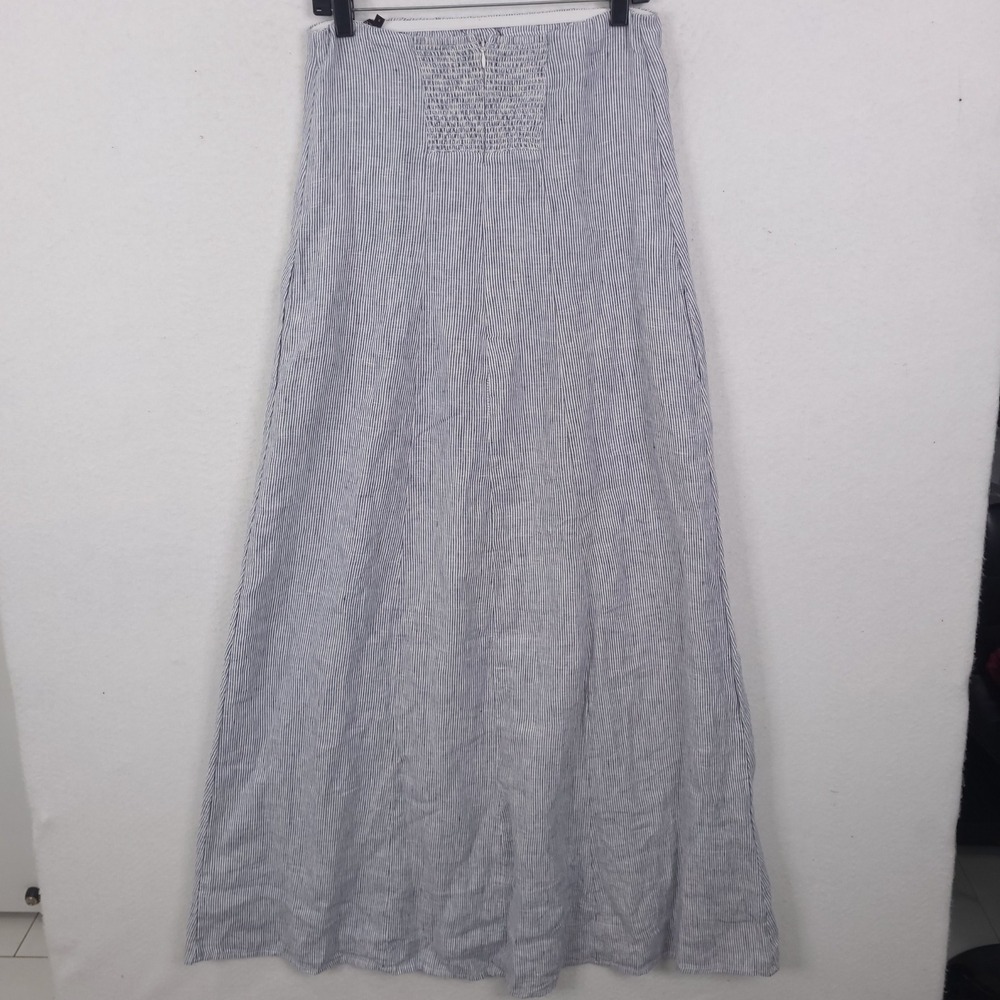 Quince 100% European Linen Strapless Maxi Dress - Picture 3 of 13
